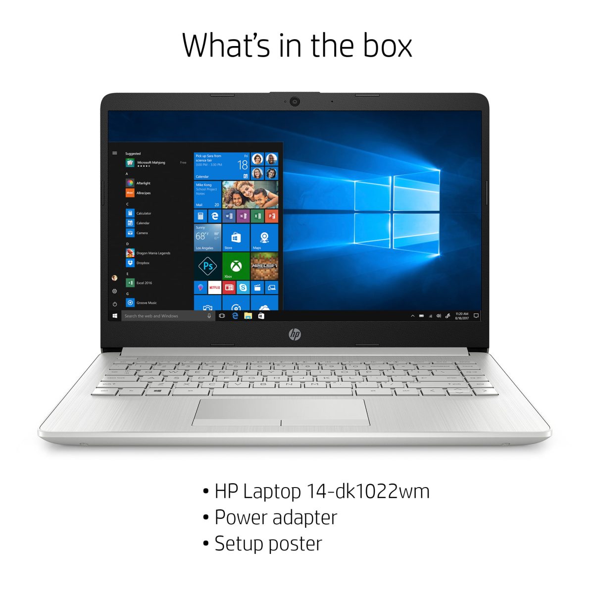 Laptop HP 14-DK1022WM 14" AMD Ryzen 3-3200U - Image 6