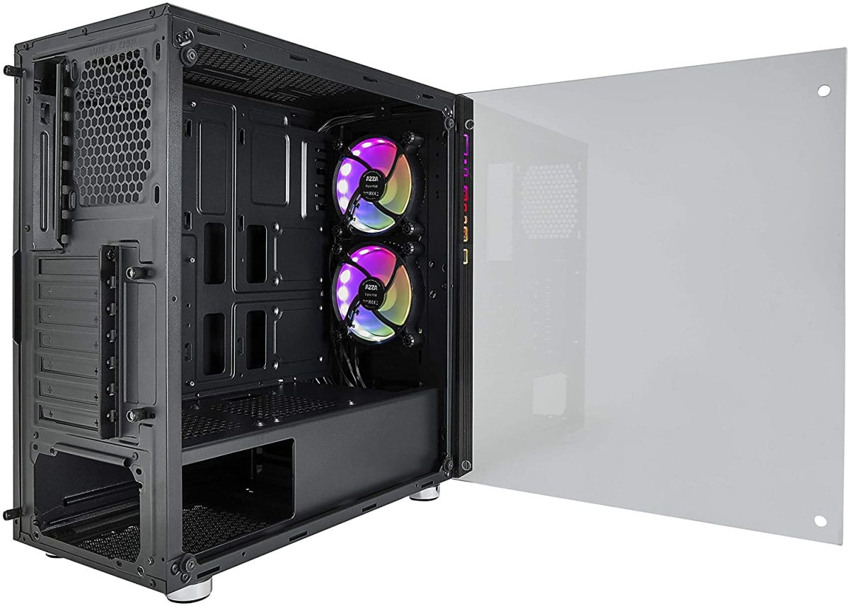 CASE AZZA GAMING CASE MID ATX 330 IRIS ARGB FAN (202980) - Image 5