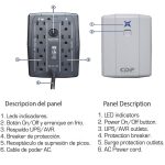 UPS CDP Upr758 750va - 375w - 120v - Avr - 8 Tomas - Image 2