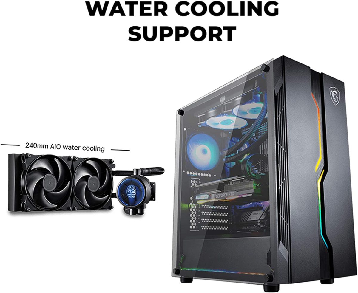 Case / gabinete Case MSI Gaming Case Mid ATX Vampiric 010 RGB (msi-magvampiric010) - Image 4