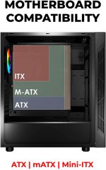 Case / gabinete Case MSI Gaming Case Mid ATX Vampiric 010 RGB (msi-magvampiric010) - Image 2