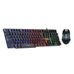 Kit Teclado Y Mouse Argom Combat Gaming USB - Optico Español Negro/rgb