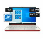 Laptop HP 15-dw0083wm 15.6" Pentiun Pentium N5000u, 4gb RAM, 128gb SSD, Win 10, Ingles, Roja - Image 3