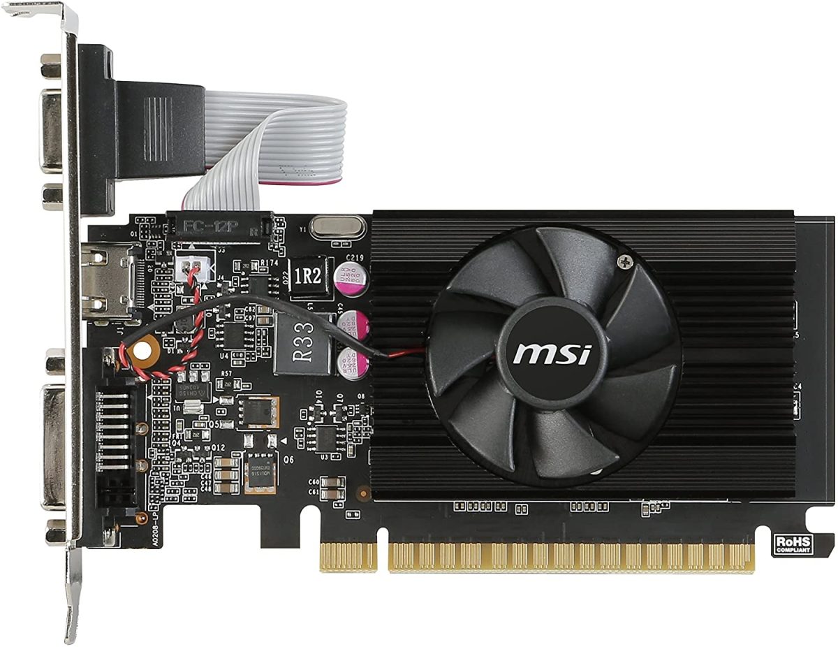Memoria RAM Tarjeta Gráfica MSI VGA Geforce Gt710 2gb DDR3 64 Bit HDMI - Image 6