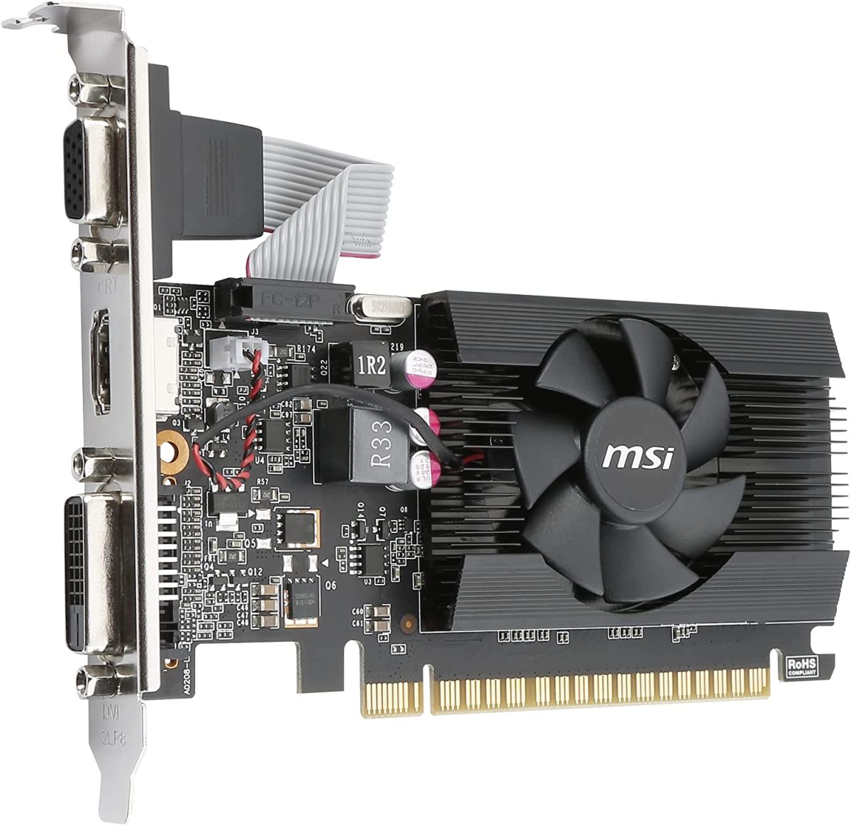 Memoria RAM Tarjeta Gráfica MSI VGA Geforce Gt710 2gb DDR3 64 Bit HDMI - Image 4