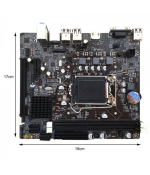 TARJETA MADRE OEM INTEL H61 (S/N PILA BIOS) LGA 1155 2XDDR3 1600 4XSATA VGA HDMI VGA MICRO ATX (203744) - Image 2