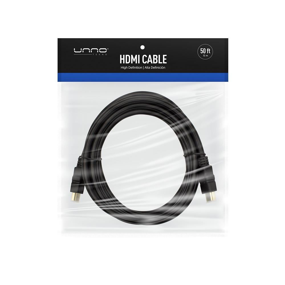 CB4150BK 2 Tarjeta gráfica Cable Unno Tekno HDMI - HDMI 15 Mt Negro - Image 1