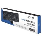 Kit Teclado Y Mouse Unno Tekno USB - Optico Español Negro - Image 2