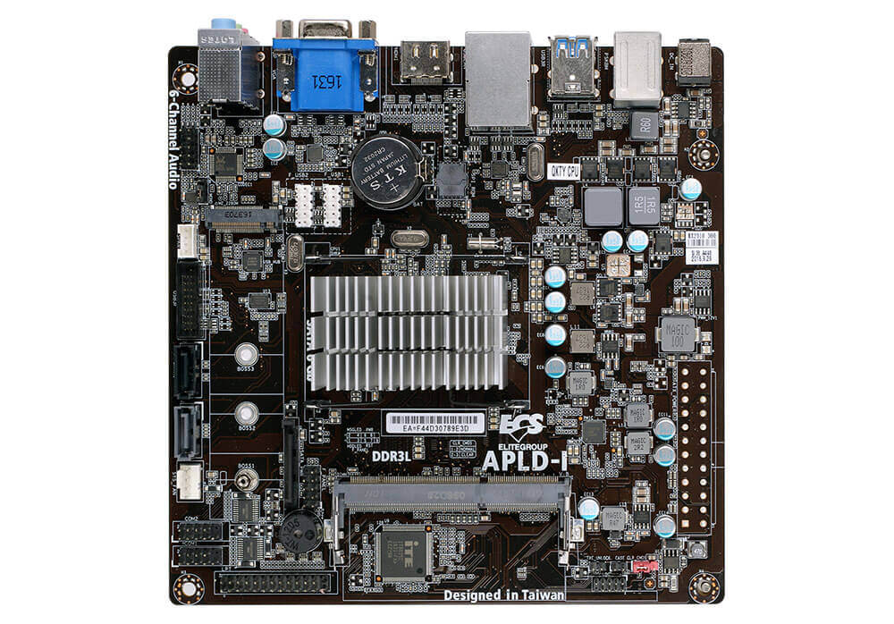 APLD-I 1 Memoria RAM Tarjeta Madre Ecs -3350 Procesador Integrado Intel Apolo J3355 25ghz, Sodimm 1xddr3l-1600, Hd Grafit, 4xusb 32, HDMI-dsub - Image 1