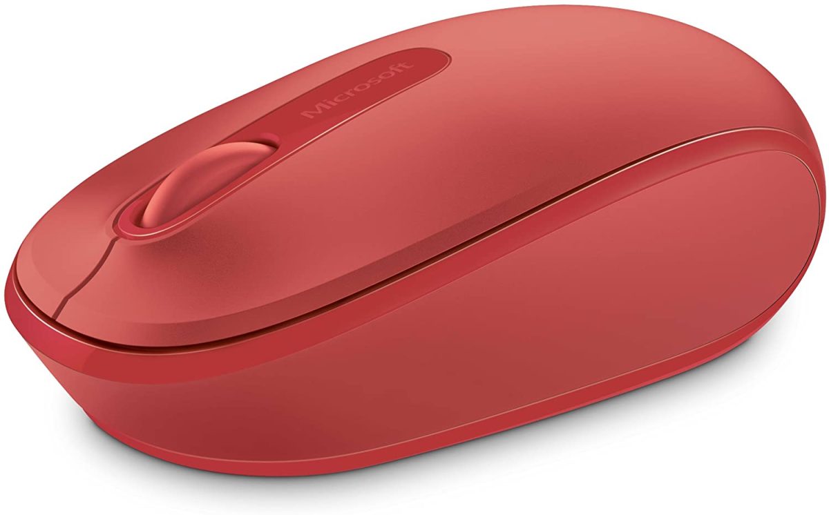 U7Z-00031 1 Mouse Microsoft Inalambrico 1850 4 Botones Rojo - Image 1