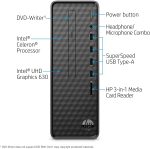 COMPUTADOR HP SLIMLINE S01-PF1013W INTEL CELERON G5900 4GB RAM 1TB HDD DVD WIN 10 (204034) - Image 3
