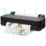 IMPRESORA PLOTTER HP T210 DESIGNJET 24" 2400x1200 DPI USB 20 INALAMBRICA INLUYE CARTUCHOS (204485) - Image 2