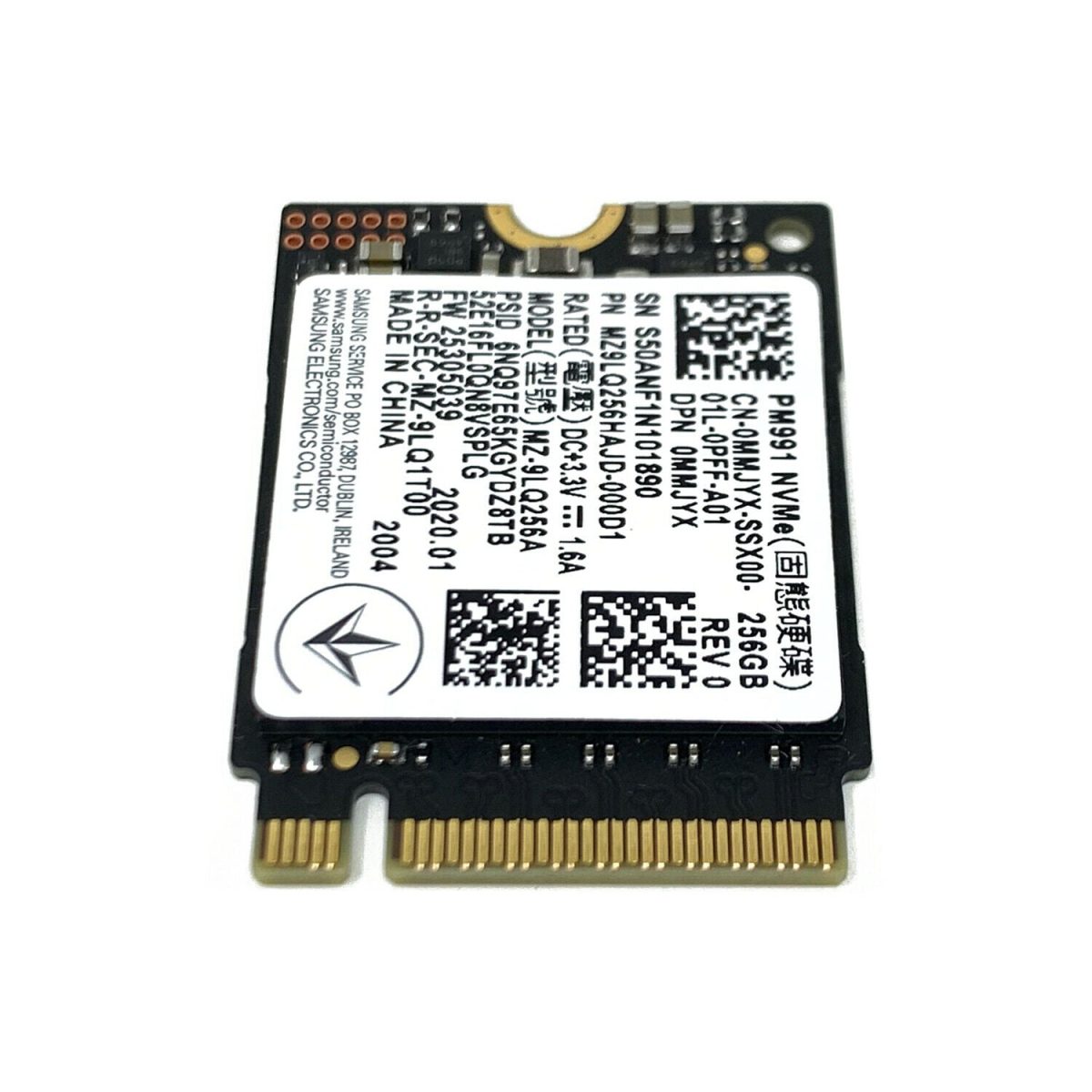 DISCO DE DE ESTADO SOLIDO SAMSUNG 256GB SSD M2 NVME (MZ9LQ256C) - Image 1