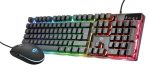 Kit Teclado Y Mouse Trust Gxt 838 Azor Gaming USB Optico Español Negro RGB