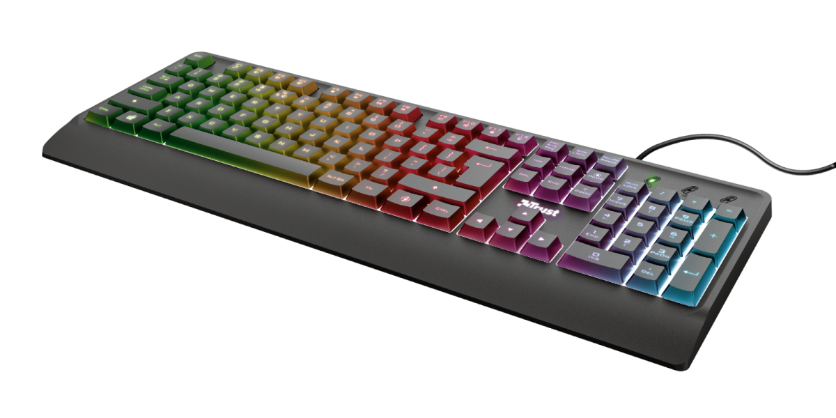 TECLADO TRUST ZIVA GAMING 104 TECLAS USB RGB ESPA?OL NEGRO (204146) - Image 4