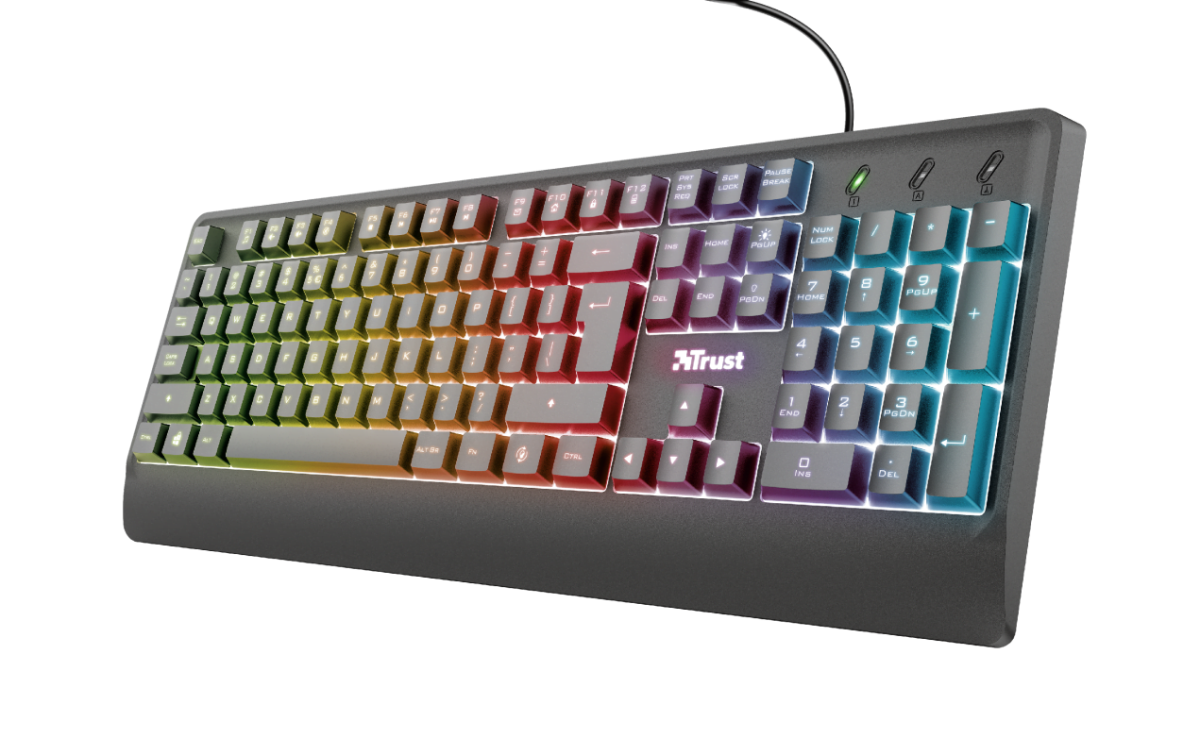 TECLADO TRUST ZIVA GAMING 104 TECLAS USB RGB ESPA?OL NEGRO (204146) - Image 3