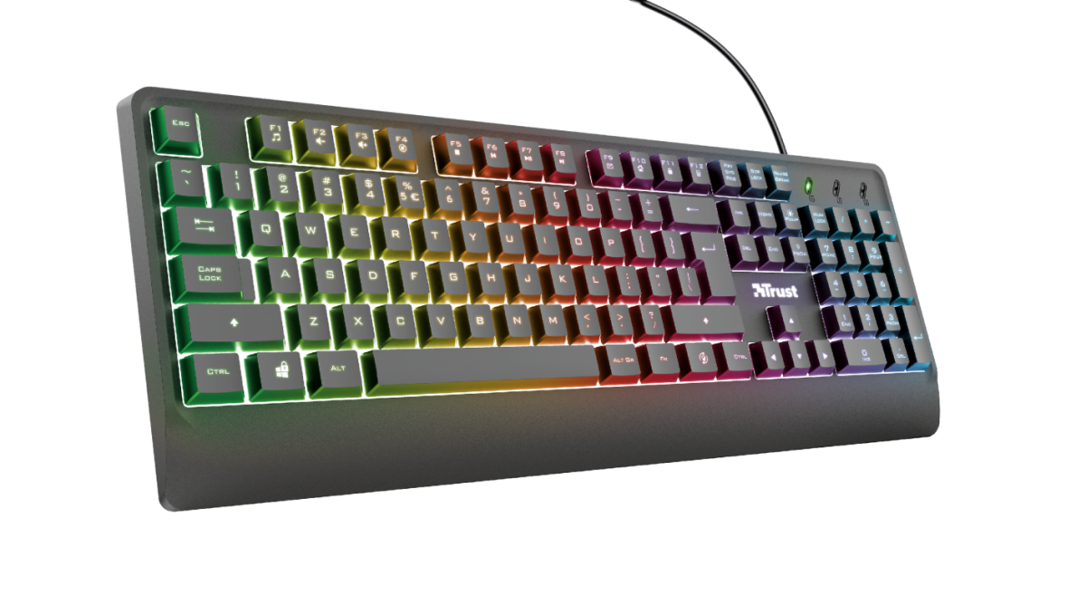 TECLADO TRUST ZIVA GAMING 104 TECLAS USB RGB ESPA?OL NEGRO (204146) - Image 2