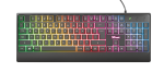 TECLADO TRUST ZIVA GAMING 104 TECLAS USB RGB ESPA?OL NEGRO (204146)