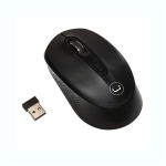 MOUSE UNNO TEKNO CONTOUR INALAMBRICO NEGRO (202966)