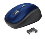 Mouse Trust Yvi 4 Botones 1600dpi Inalambrico Azul