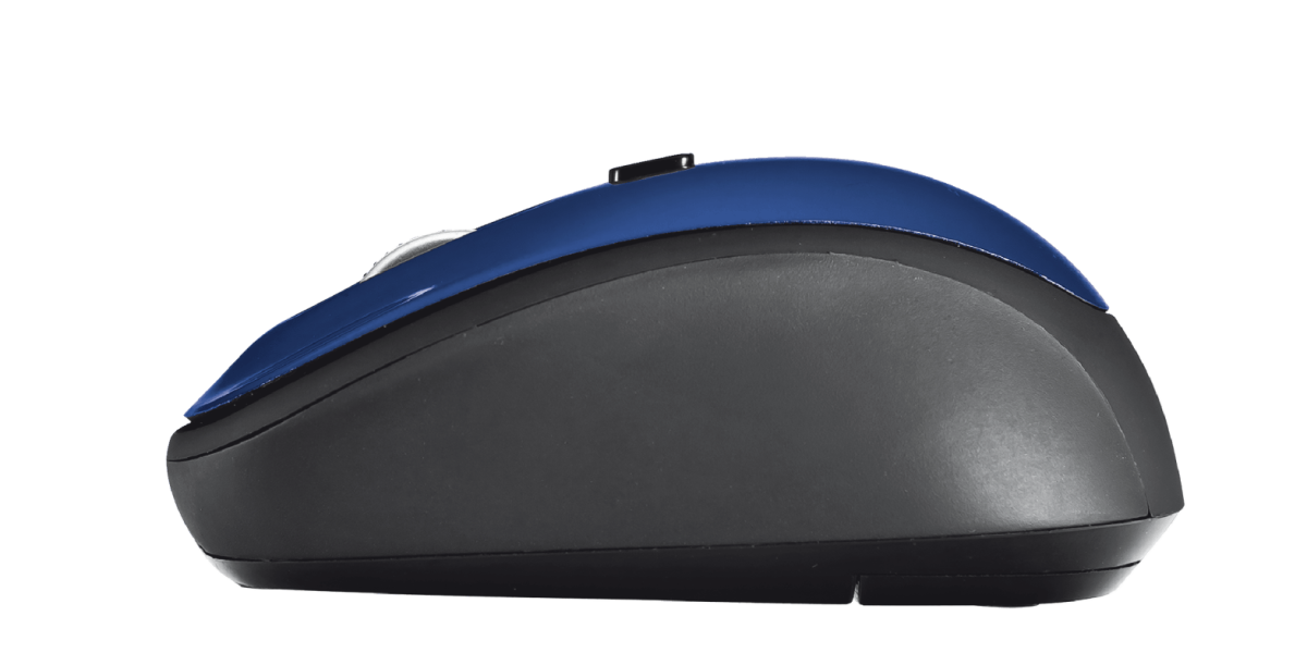 Mouse Trust Yvi 4 Botones 1600dpi Inalambrico Azul - Image 3