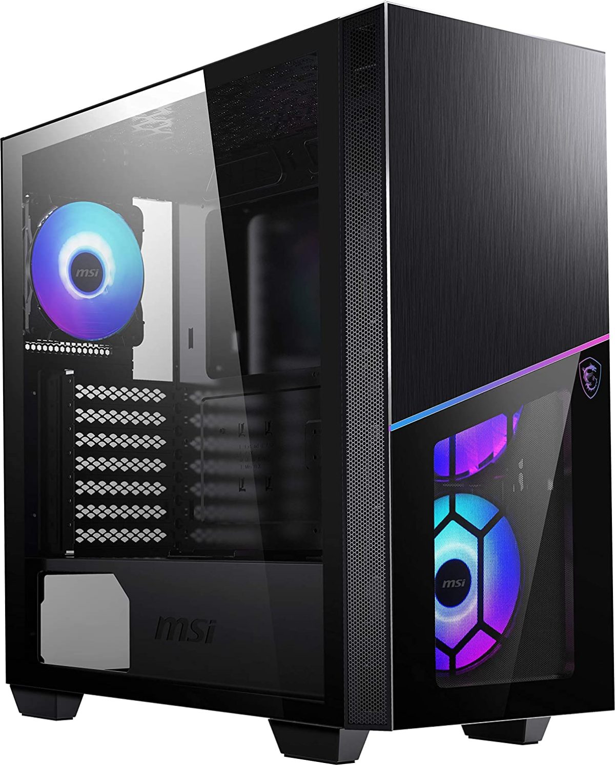 CASE MSI GAMING MID ATX SEKIRA 100R FAN/ SIN FUENTE (205163) - Image 1