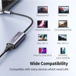 Adaptador Tipo C - USB 30 Hub 3 Puertos 1 Lan Ethernet RJ45 1Gbps Conectividad (204952) (12B3845) - Image 2