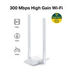 Mercusys Adaptador Inalámbrico USB High Gain 300Mbps 2ANT (MW300UH) - Image 5