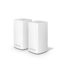 LINKSYS VELOP INALAMBRICO DOBLE BANDA AC1300 (867 + 400 Mbps) MU-MIMO y 256 QAM MESH PAQUETE 2 NODOS (WHW0102)
