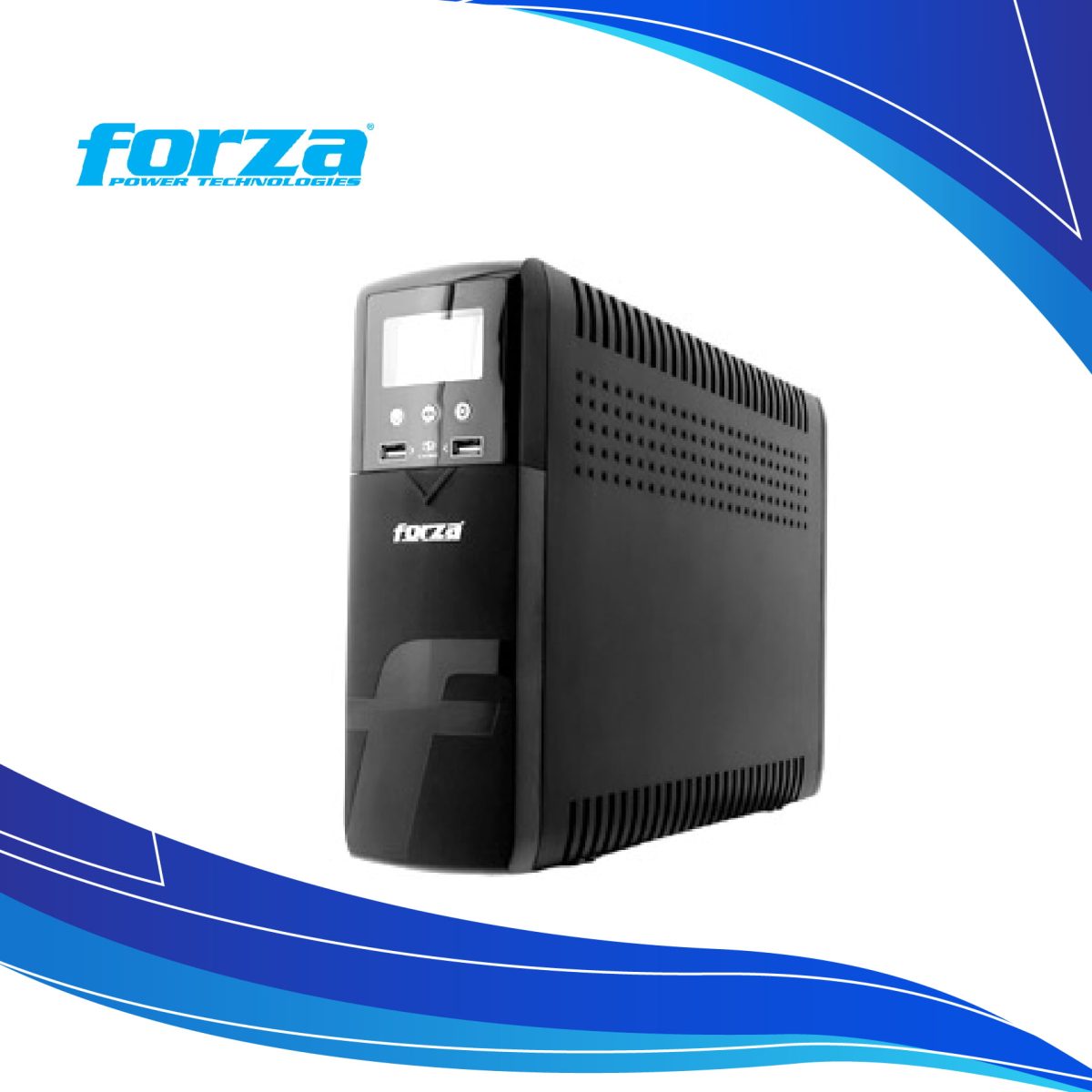 UPS FORZA SMART 1500VA/900W Interactiva 120V 10 x NEMA 5-15R Pantalla LCD (XG-1501LCD) - Image 1
