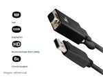 Xtech Adaptador Displayport Macho a VGA Macho 18 M (XTC-342) - Image 3