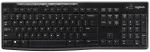 Teclado Logitech Inalámbrico K270 USB Negro (920-004426)