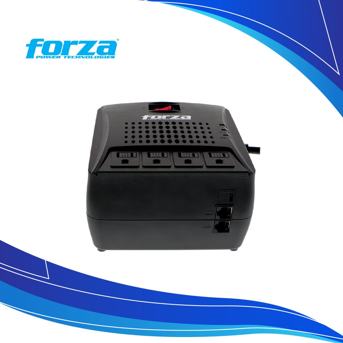 Regualdor de Voltaje Forza de 3000VA 1500W 4 Salidas 110V para Computadoras y Accesorios (Fvr-3001) (FVR3001) - Image 1