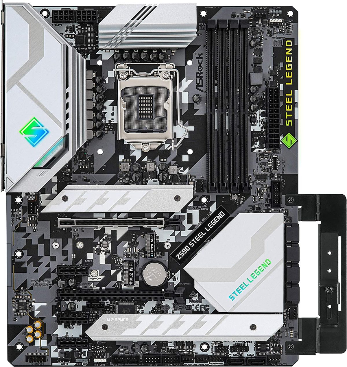 TARJETA MADRE ASROCK Z590 STEEL LEGEND  10?  11? LGA1200 (MB-ASROCK Z590/STEEL) - Image 3