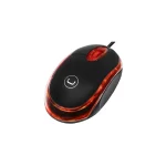 MOUSE UNNO TEKNO OPTICO USB LED ROJO (202084)
