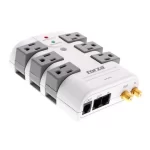 PROTECTOR MULTITOMAS ENCHUFABLE2160J FORZA /1800W 6 SALIDAS GIRATORIAS UL-120V LUZ DE ESTADO (RHT-06NC) - Image 3