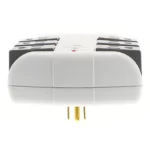 PROTECTOR MULTITOMAS ENCHUFABLE2160J FORZA /1800W 6 SALIDAS GIRATORIAS UL-120V LUZ DE ESTADO (RHT-06NC) - Image 2