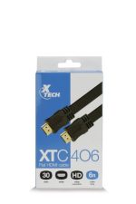 Cable Xtech Plano HDMI Macho a Macho 1080 6FT (XTC-406) - Image 2