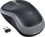Mouse Inalámbrico Logitech M185 Gris (910-002225)