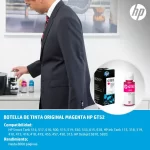TINTA HP GT52 IMPRESORA SMART TANK 510/550/610 SERIES/ MAGENTA 90 ML (203000) - Image 2