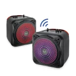 CORNETAS UNNO TEKNO BEATBOX TWS KARAOKE BLUETOOH 1800W 2200MAH RGB NEGRO (204928) - Image 3