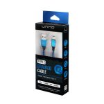 CABLE UNNO TEKNO TIPO C - USB 15M TRENZADO AZUL (204901)