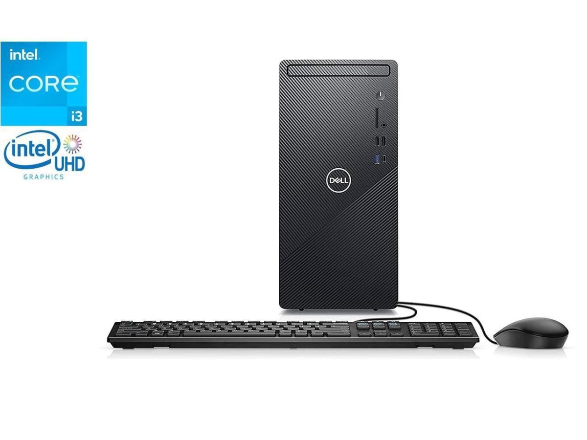Desktop Dell Inspiron Core I3 12100 8GB 256GB SSD Win 10 Home Ingles (1JXPF) - Image 1