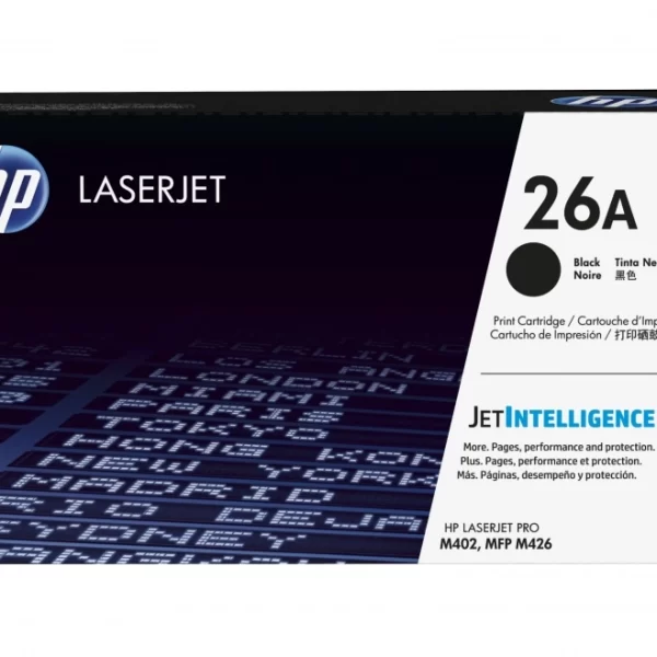 TONER HP LASER JET 26A NEGRO  ( M402,M426) (CF226A)