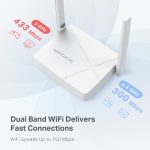 ROUTER MERCUSYS MR20 WIRELESS DOBLE BANDA 2 ANT 300 MBPS (24GHZ) + 433 BPS (5GHZ) (205973) - Image 6