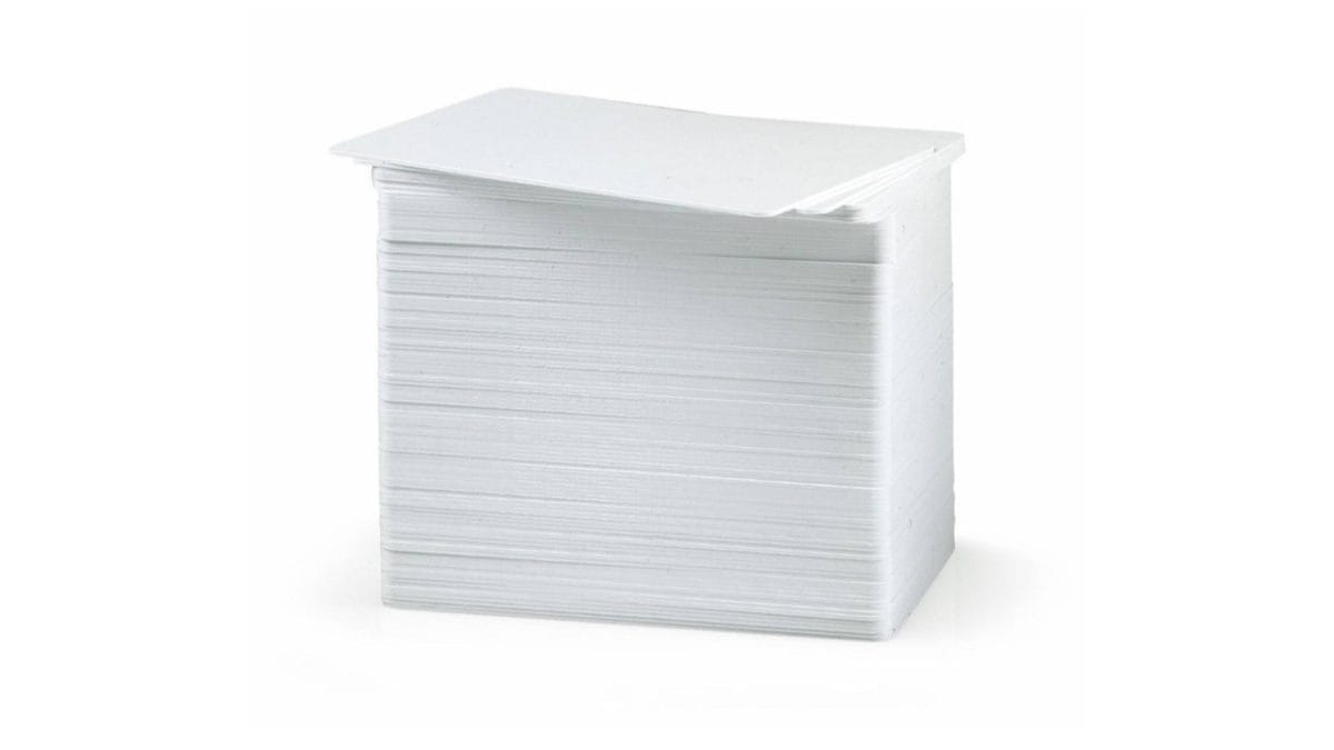 TARJETAS PVC BLANCAS 30 MIL (3111-100) - Image 1