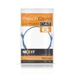 PATCH CORD NEXXT U/UTP CAT6A  4 PARES MULTIFILAR 26AWG 3 METROS LSZH  AZUL (AB362NXT05) - Image 2