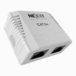 CAJETIN DE MONTAJE SUPERFICIAL NEXXT 2 PUERTOS RJ45 (AE180NXT13) - Image 3