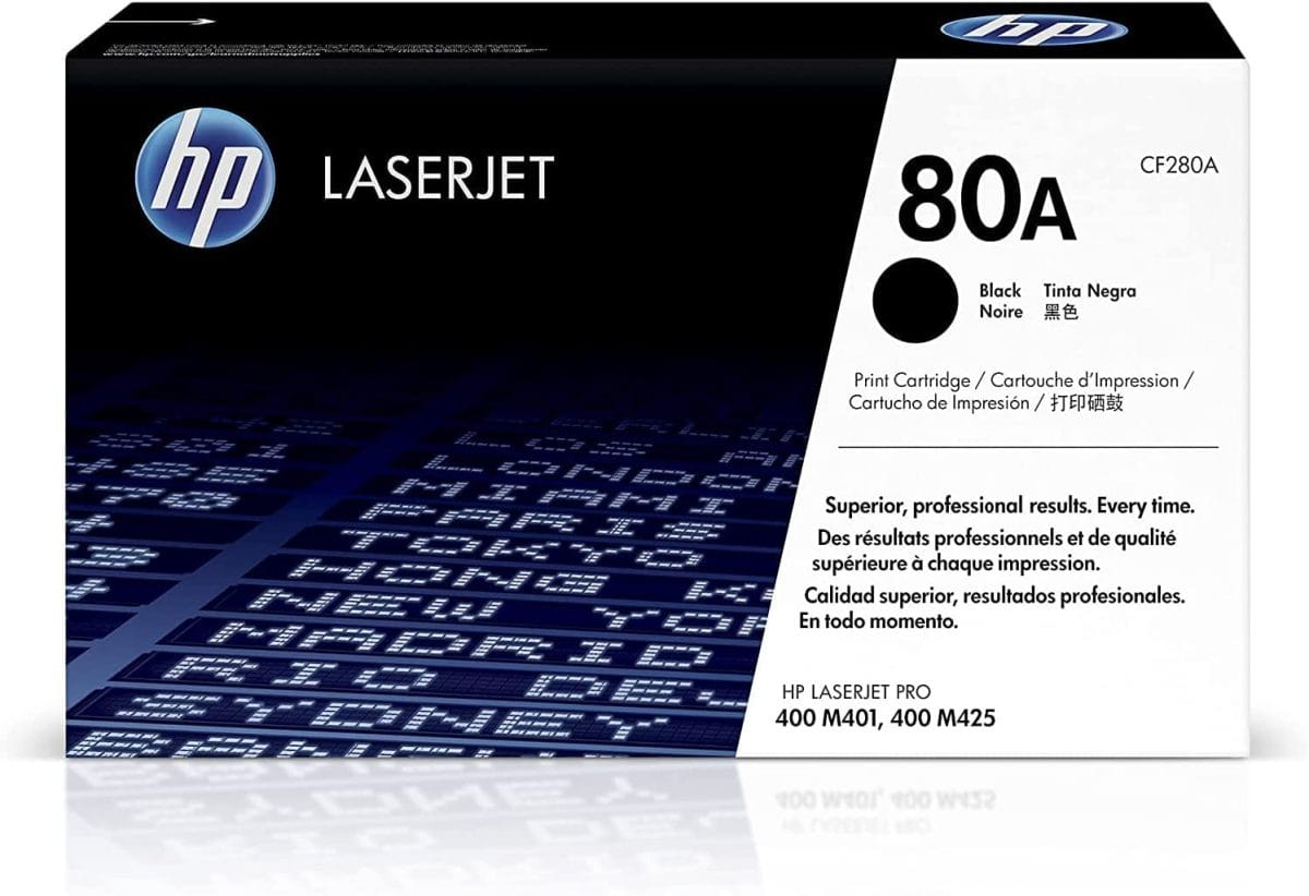 CF280A 1 T?ner HP 80A Negro (M400/ M401/Mfp M425) (CF280A) - Image 1