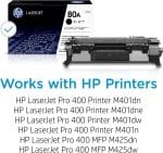 T?ner HP 80A Negro (M400/ M401/Mfp M425) (CF280A) - Image 5
